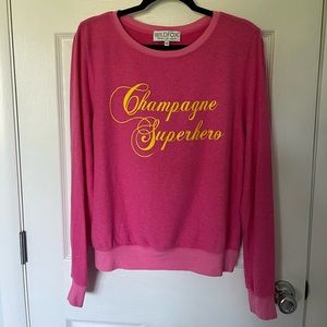 Wildfox ‘Champagne Superhero’ sweatshirt